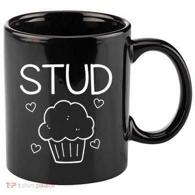 Stud Muffin Valentines Day Cute Heart Love Funny Gift 11oz C Handle Ceramic Mug