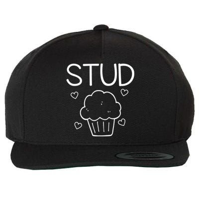 Stud Muffin Valentines Day Cute Heart Love Funny Gift Wool Snapback Cap