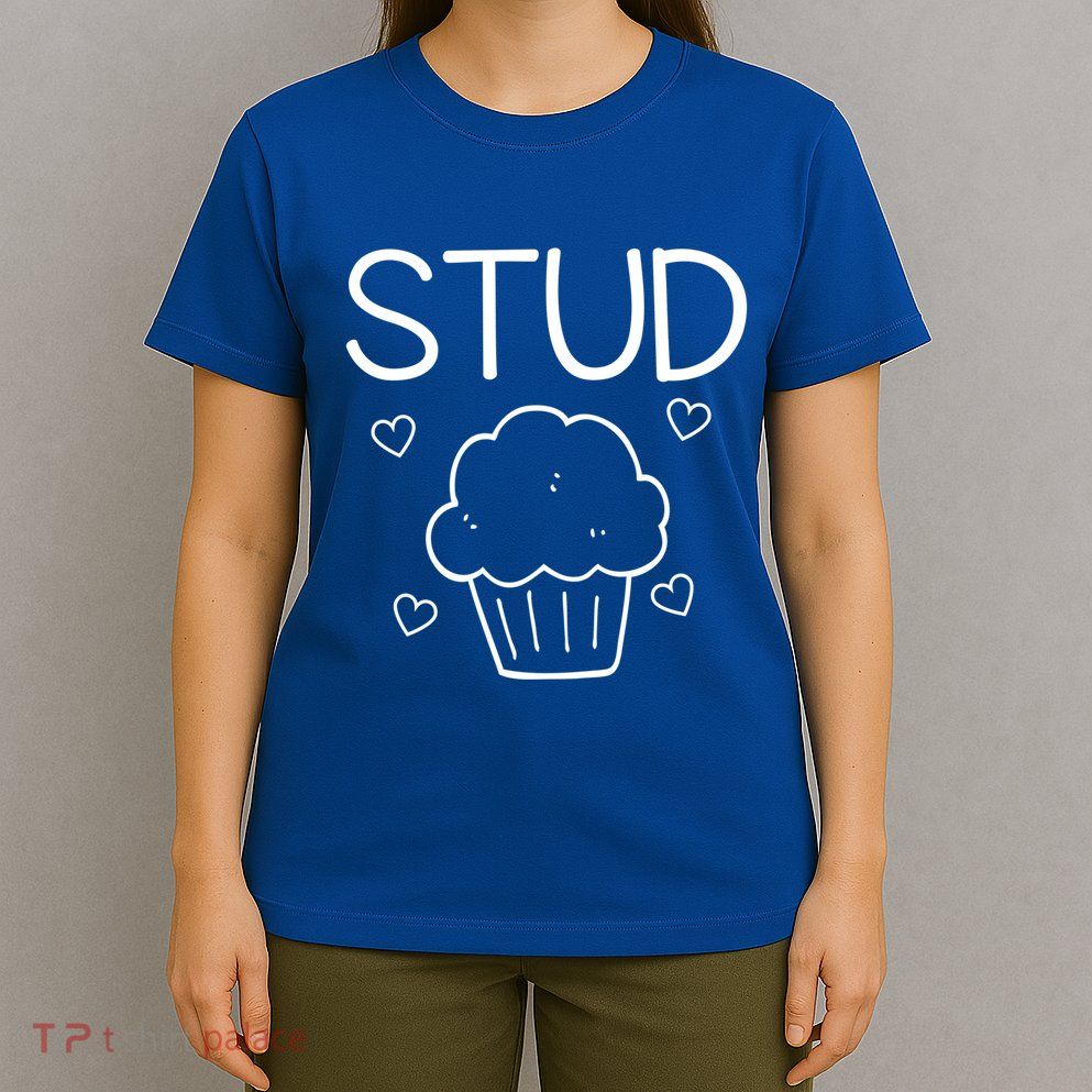 Stud Muffin Valentines Day Cute Heart Love Funny Gift T-Shirt