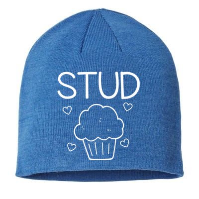 Stud Muffin Valentines Day Cute Heart Love Funny Gift Sustainable Beanie