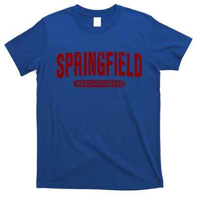 Springfield Massachusetts Vintage University College Style Gift T-Shirt