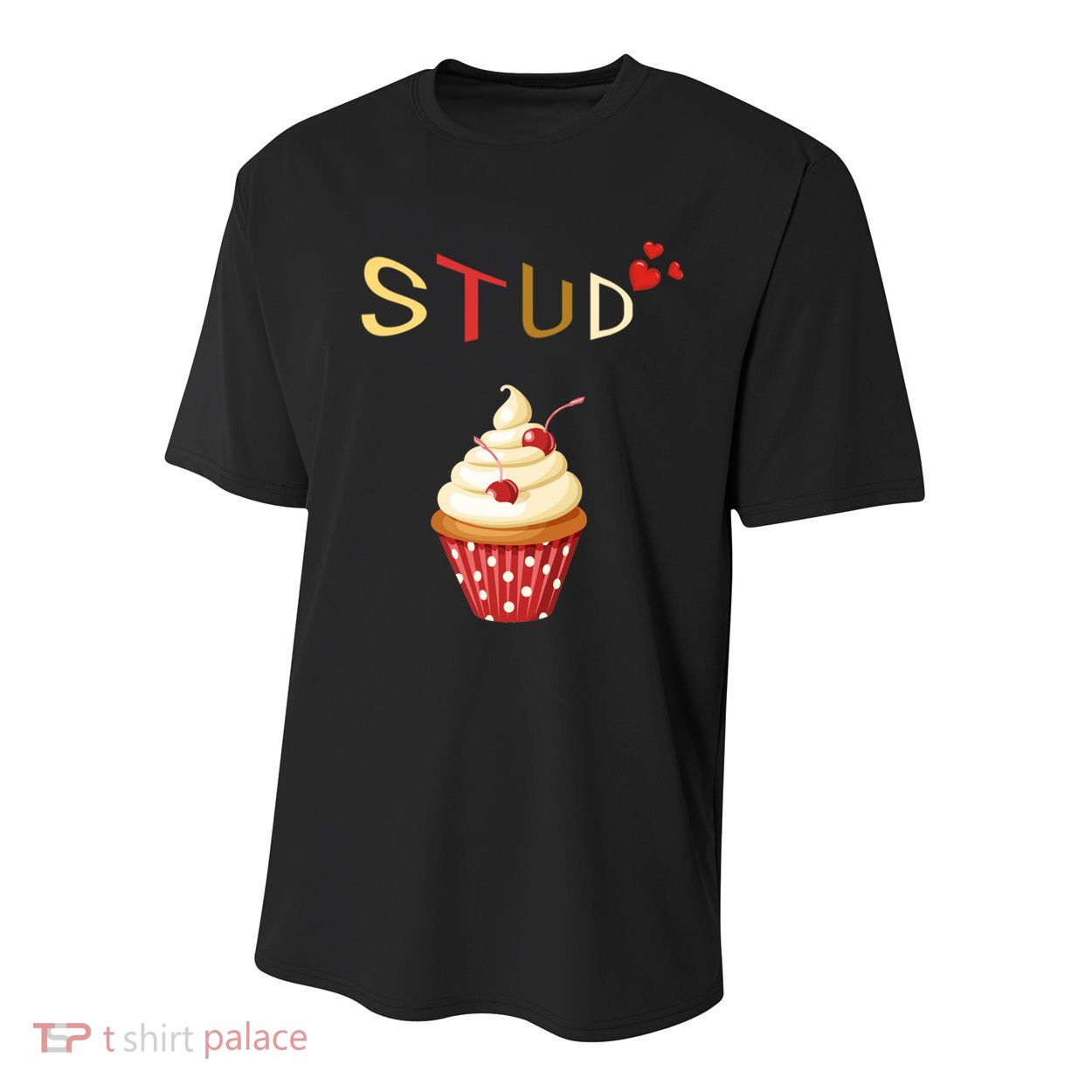 Stud Muffin Valentines Day Funny Heart Love Cute Gift Youth Performance Sprint T-Shirt
