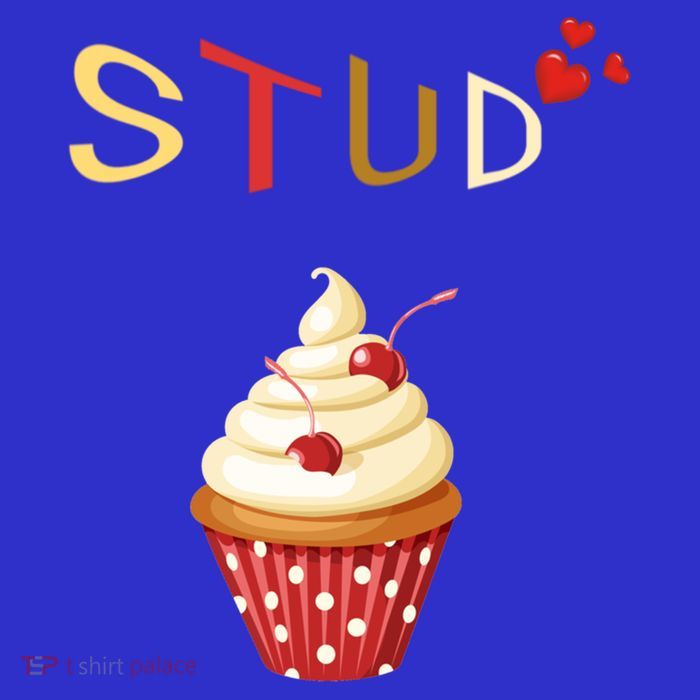 Stud Muffin Valentines Day Funny Heart Love Cute Gift Poster