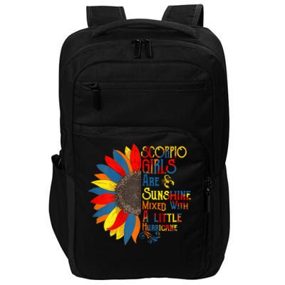 Sunshine Mixed With Hurricane Scorpio Birthday Gift Impact Tech Backpack