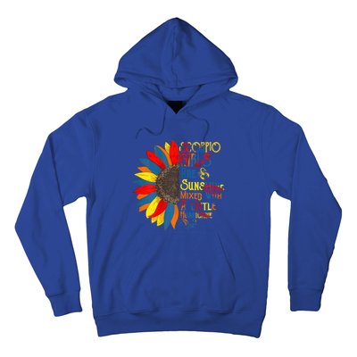 Sunshine Mixed With Hurricane Scorpio Birthday Gift Hoodie