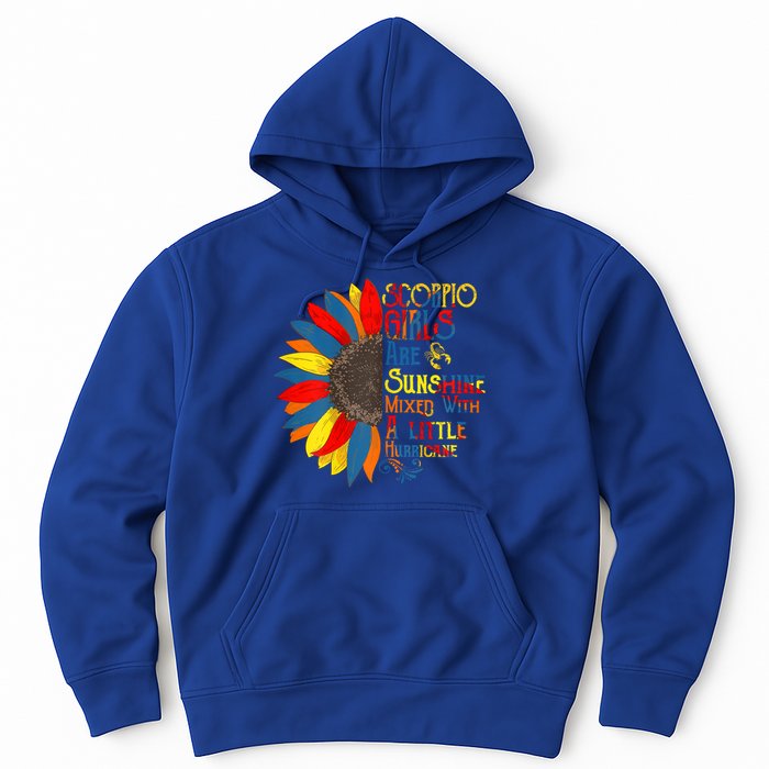 Sunshine Mixed With Hurricane Scorpio Birthday Gift Hoodie