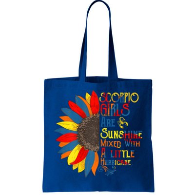 Sunshine Mixed With Hurricane Scorpio Birthday Gift Tote Bag