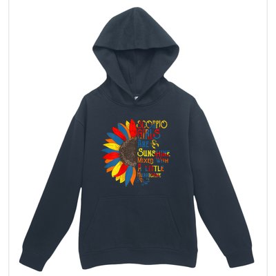 Sunshine Mixed With Hurricane Scorpio Birthday Gift Urban Pullover Hoodie