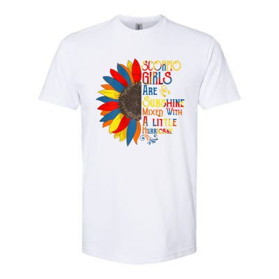 Sunshine Mixed With Hurricane Scorpio Birthday Gift Softstyle CVC T-Shirt