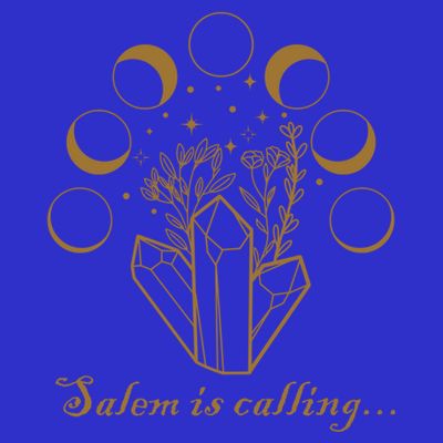 Salem Ma Witch Trials 1692 Moon Phase Crystals Witchcraft Gift T-Shirt