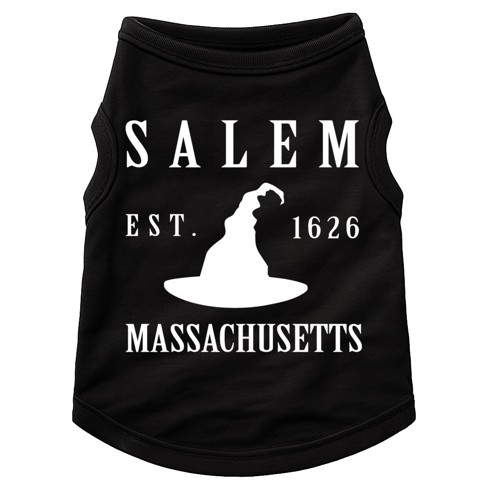 Salem Massachusetts Witch Gift Doggie Tank