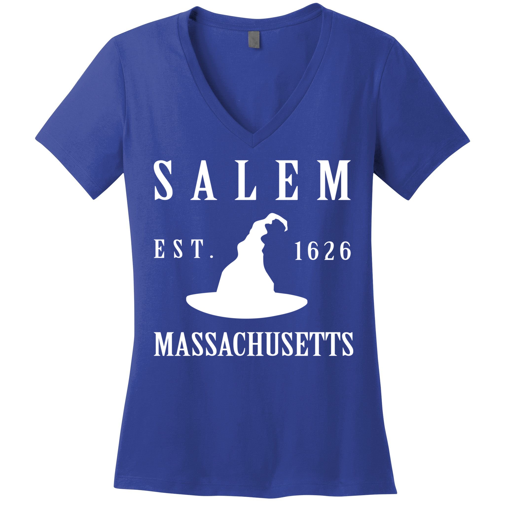 Salem Massachusetts Witch Gift Women's V-Neck T-Shirt