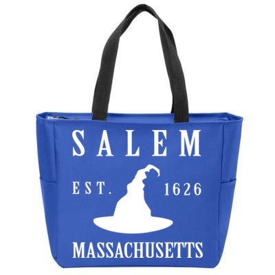 Salem Massachusetts Witch Gift Zip Tote Bag