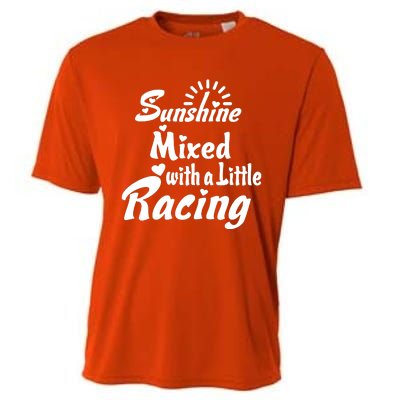 Sunshine Mixed With A Little Racing Cooling Performance Crew T-Shirt