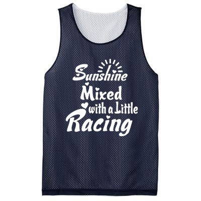 Sunshine Mixed With A Little Racing Mesh Reversible Basketball Jersey Tank