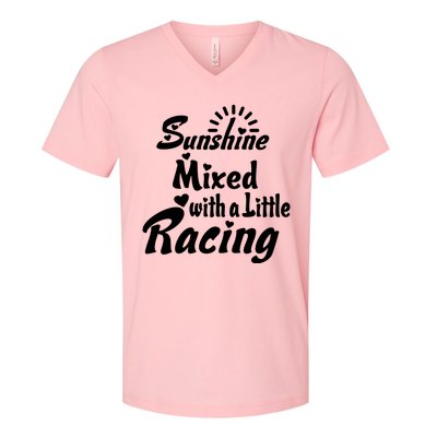 Sunshine Mixed With A Little Racing V-Neck T-Shirt