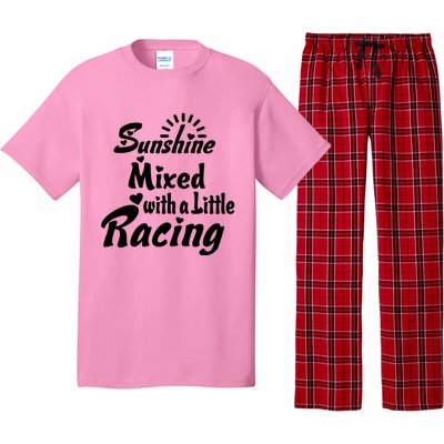 Sunshine Mixed With A Little Racing Pajama Set