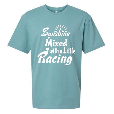 Sunshine Mixed With A Little Racing Sueded Cloud Jersey T-Shirt