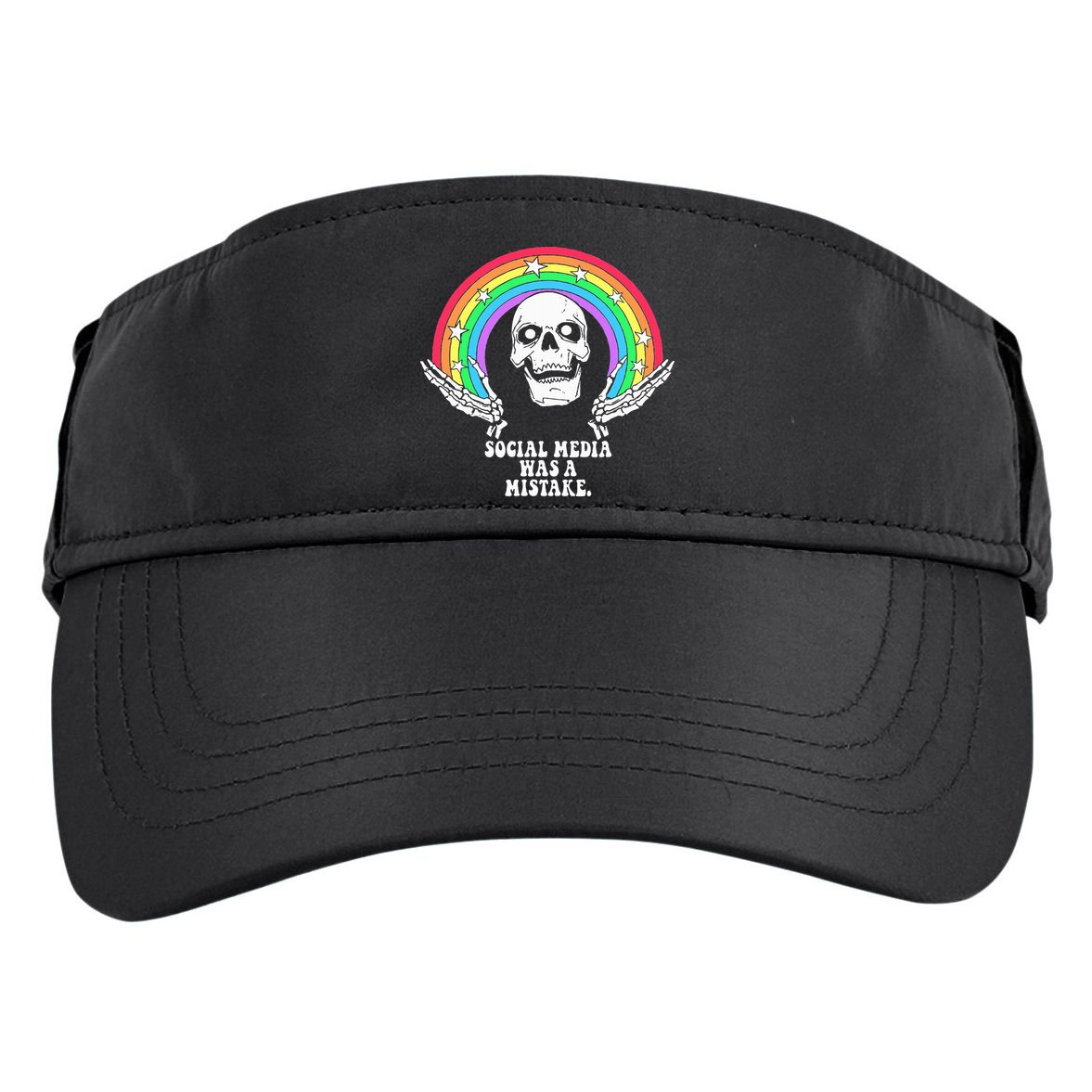 Social Media Was A Mistake Adult Drive Performance Visor
