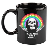 Social Media Was A Mistake 11oz C Handle Ceramic Mug