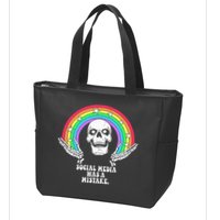 Social Media Was A Mistake Zip Tote Bag