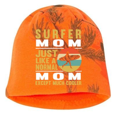 Surfer Mom Windsurfing Mother's Day Surfing Mother Cute Gift Kati - Camo Knit Beanie