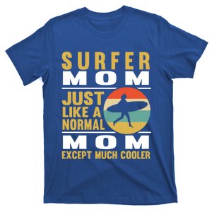 Surfer Mom Windsurfing Mother's Day Surfing Mother Cute Gift T-Shirt