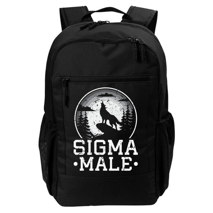 Sigma Male Wolf Loner Individualist Introvert Introversion Gift Daily Commute Backpack