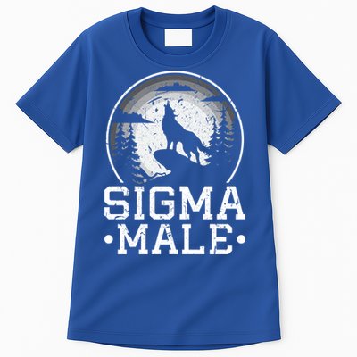 Sigma Male Wolf Loner Individualist Introvert Introversion Gift Tall T-Shirt