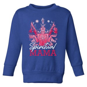 Spiritual Mama Who Love Yoga And Meditation Gift Toddler Sweatshirt