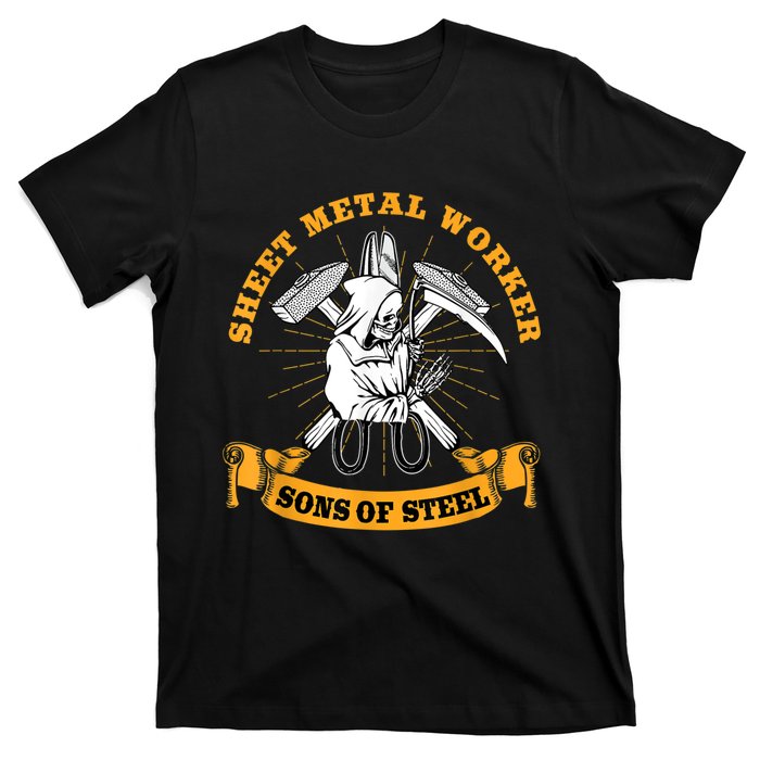 Sheet Metal Worker Funny Sons Of S L T-Shirt