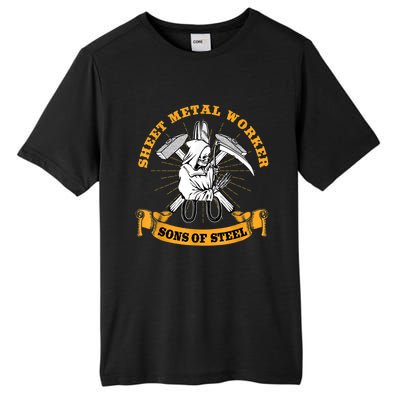 Sheet Metal Worker Funny Sons Of S L Tall Fusion ChromaSoft Performance T-Shirt