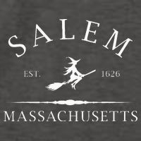 Salem Massachusetts Witch Est 1626 Letter Vector Backpack