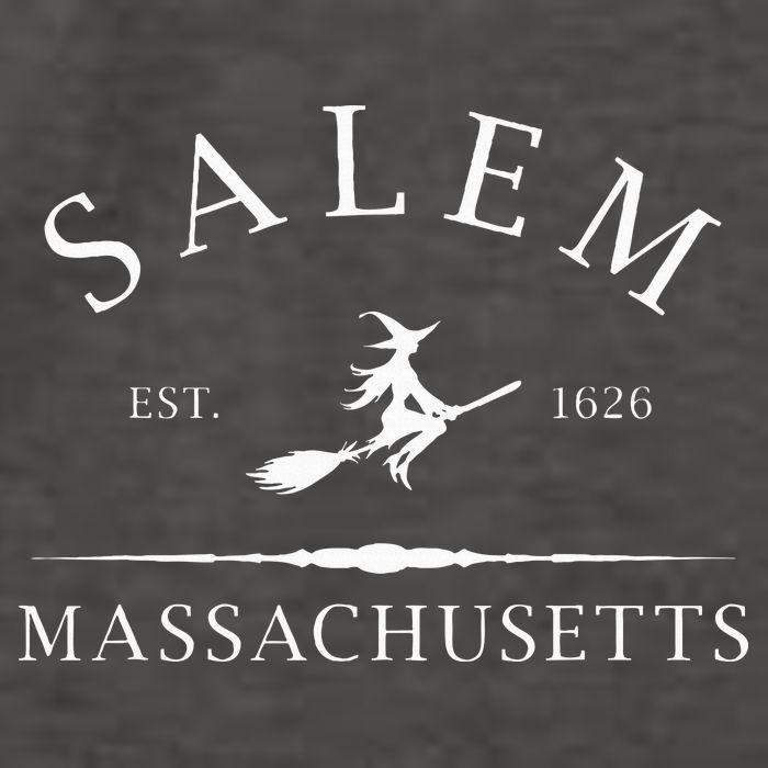 Salem Massachusetts Witch Est 1626 Letter Vector Backpack