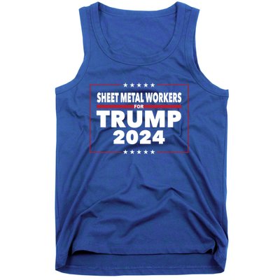 Sheet Metal Workers For Trump 2024 President Republican Gift Tank Top