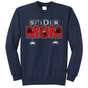 Spider Mom Wo Spider Web Spider Theme Birthday Party Sweatshirt