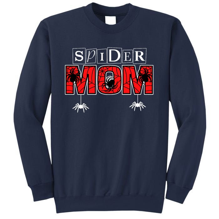 Spider Mom Wo Spider Web Spider Theme Birthday Party Sweatshirt