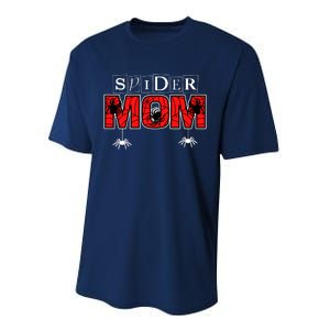 Spider Mom Wo Spider Web Spider Theme Birthday Party Performance Sprint T-Shirt