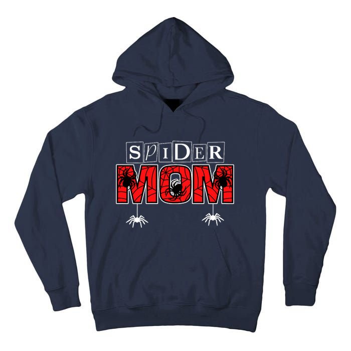 Spider Mom Wo Spider Web Spider Theme Birthday Party Tall Hoodie