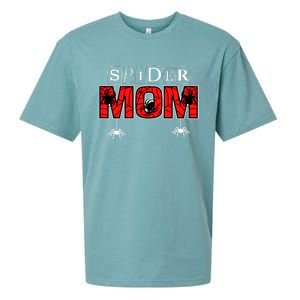 Spider Mom Wo Spider Web Spider Theme Birthday Party Sueded Cloud Jersey T-Shirt