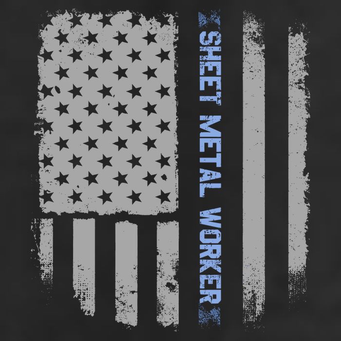Sheet Metal Workers Us Flag Cool Comfort Performance Bucket Hat