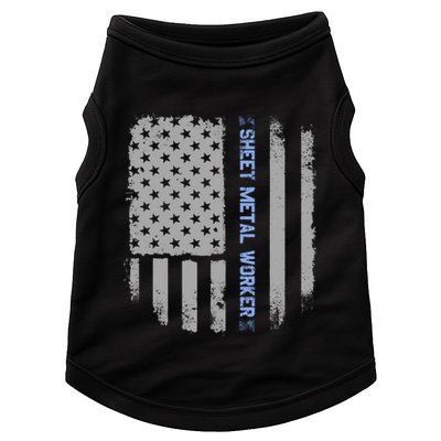 Sheet Metal Workers Us Flag Doggie Tank