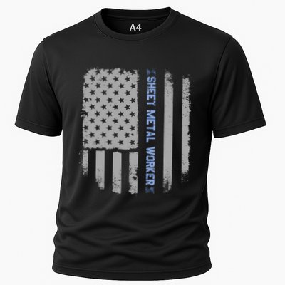 Sheet Metal Workers Us Flag Performance Shirt