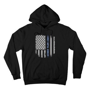 Sheet Metal Workers Us Flag Hoodie