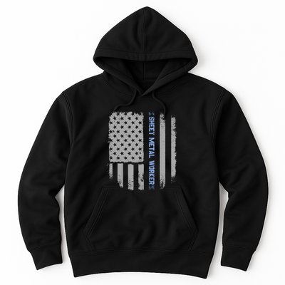 Sheet Metal Workers Us Flag Hoodie