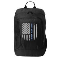 Sheet Metal Workers Us Flag City Backpack