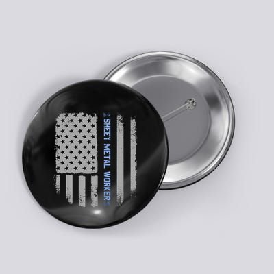 Sheet Metal Workers Us Flag Button