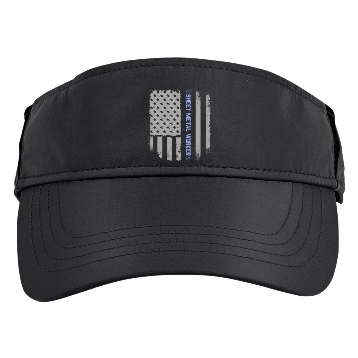 Sheet Metal Workers Us Flag Adult Drive Performance Visor