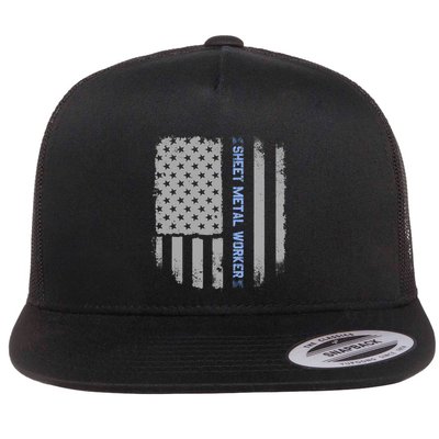 Sheet Metal Workers Us Flag Flatbill Hat
