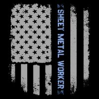 Sheet Metal Workers Us Flag Magnet